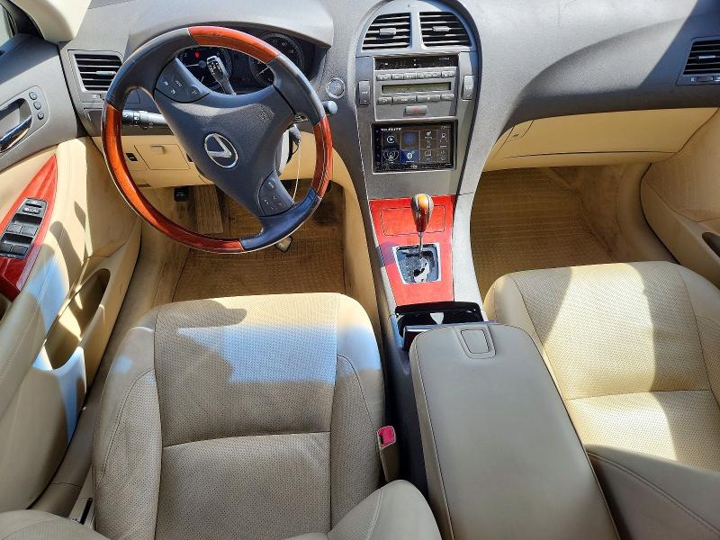 2007 Lexus ES VIN JTHBJ46G272040949 COPART salvage auction — FRONT END, Or - Salvage Title Certificate, sold $1,800 on 2026-07-15 (photo 8)