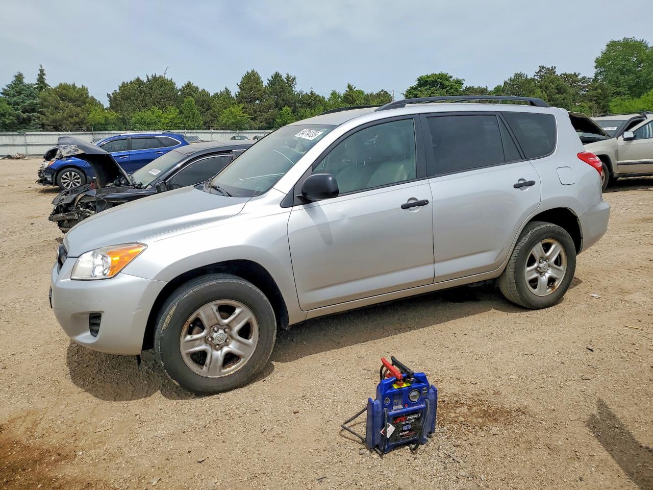 2010 Toyota RAV4 VIN JTMBF4DV0AD038407 COPART salvage auction — Side, IL - SALVAGE CERTIFICATE, sold $2,100 on 2026-06-30 (photo 1)