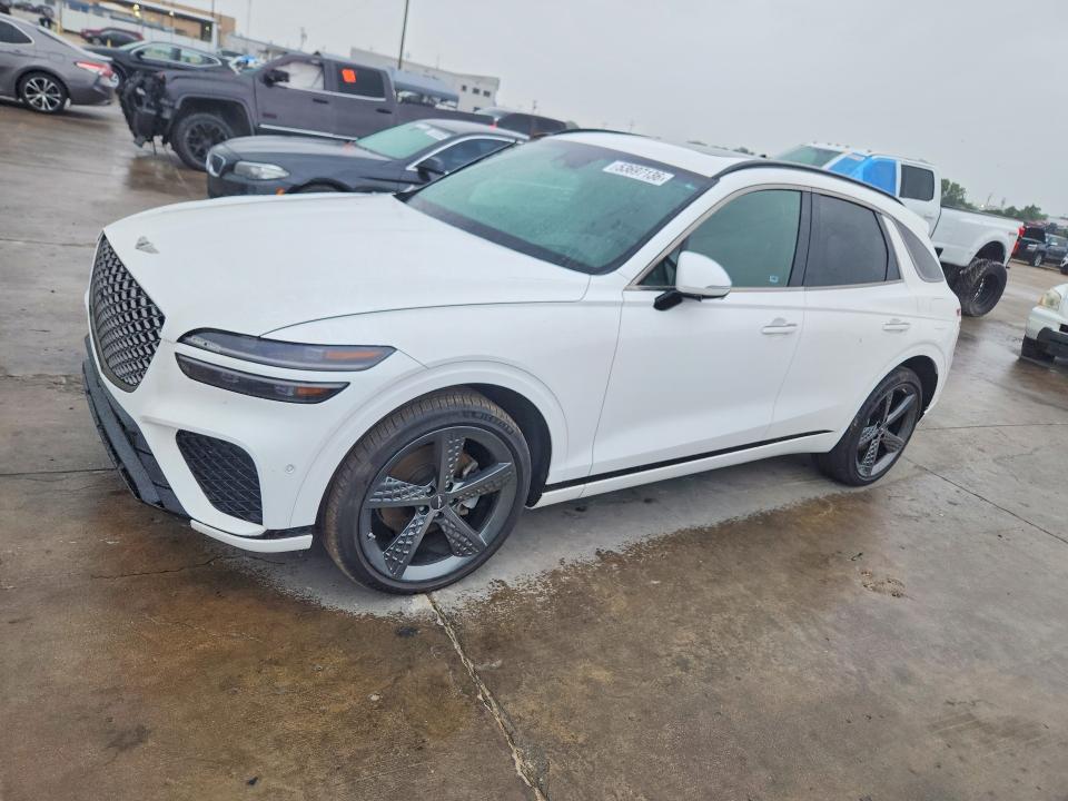 2022 Genesis Gv70 VIN KMUMADTB7NU050653 COPART salvage auction — SIDE, Tx - Cert Of Title-Manufacturer Buy, sold $16,800 on 2026-07-16 (photo 1)