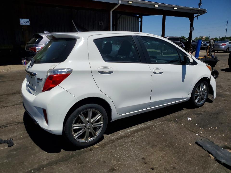 2012 Toyota Yaris VIN JTDKTUD30CD516190 COPART salvage auction — FRONT END, Co - Public - Salvage Title, sold $1,550 on 2026-07-16 (photo 3)