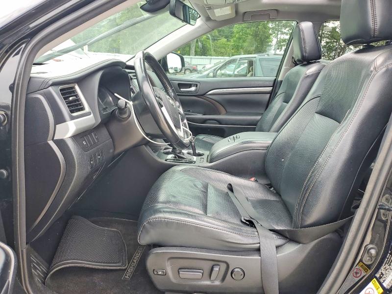 2018 Toyota Highlander VIN 5TDDGRFH8JS039979 COPART salvage auction — SIDE, Ga - Cert Of Title-Salvage, sold $6,900 on 2026-07-08 (photo 7)