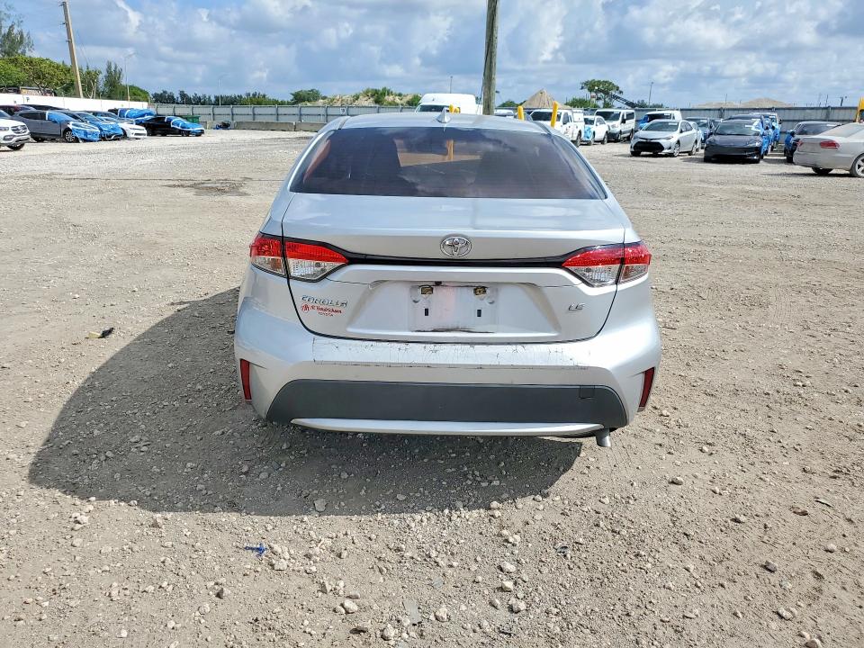 2020 Toyota Corolla VIN JTDEPRAE9LJ061202 COPART salvage auction — FRONT END, Fl - Certificate Of Destruction, sold $1,850 on 2026-07-08 (photo 6)