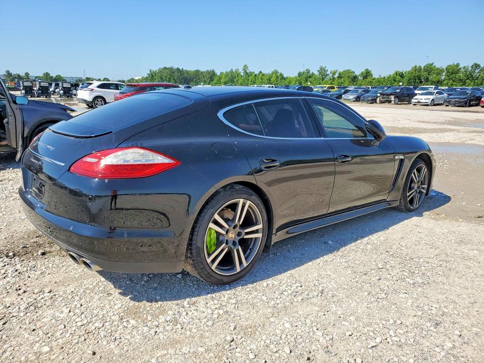2010 Porsche Panamera VIN WP0AB2A76AL064422 COPART salvage auction — WATER/FLOOD, Tx - Salvage Title-Flood Damage, sold $2,600 on 2026-07-02 (photo 3)