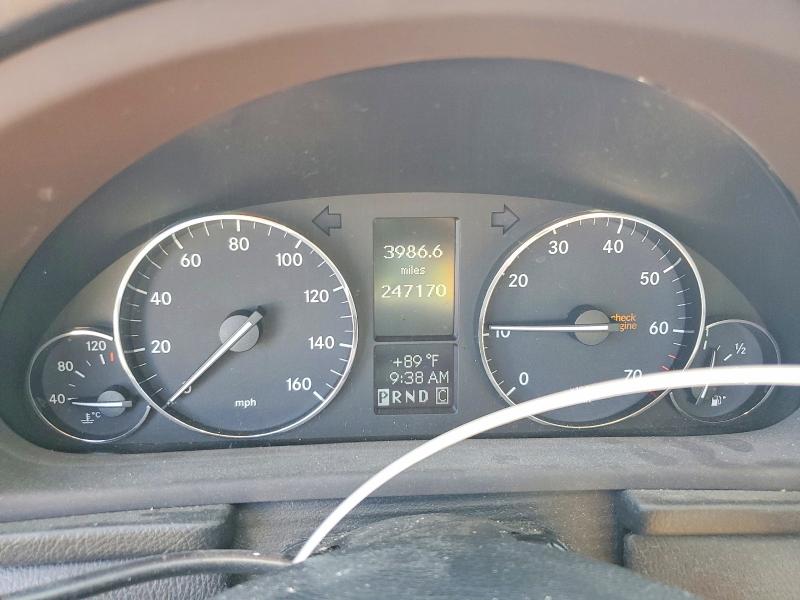 2007 Mercedes-benz C-klasse VIN WDBRF52H97A943528 COPART salvage auction — REAR END, Ca - Salvage Certificate, sold $325 on 2026-08-10 (photo 9)