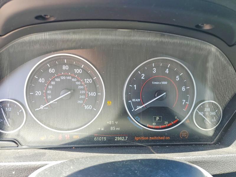 2018 BMW 3er VIN WBA8D9G5XJNU71510 COPART salvage auction — FRONT END, Ma - Cert Of Title-Salvage, sold $3,350 on 2026-08-13 (photo 9)