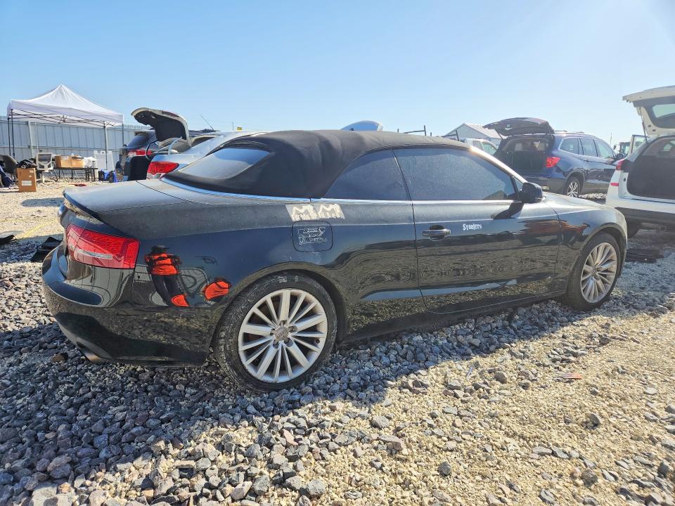 2012 Audi A5 VIN WAULFAFH5CN001700 COPART salvage auction — REAR END, Il - Certificate Of Title, sold $2,600 on 2026-07-08 (photo 3)