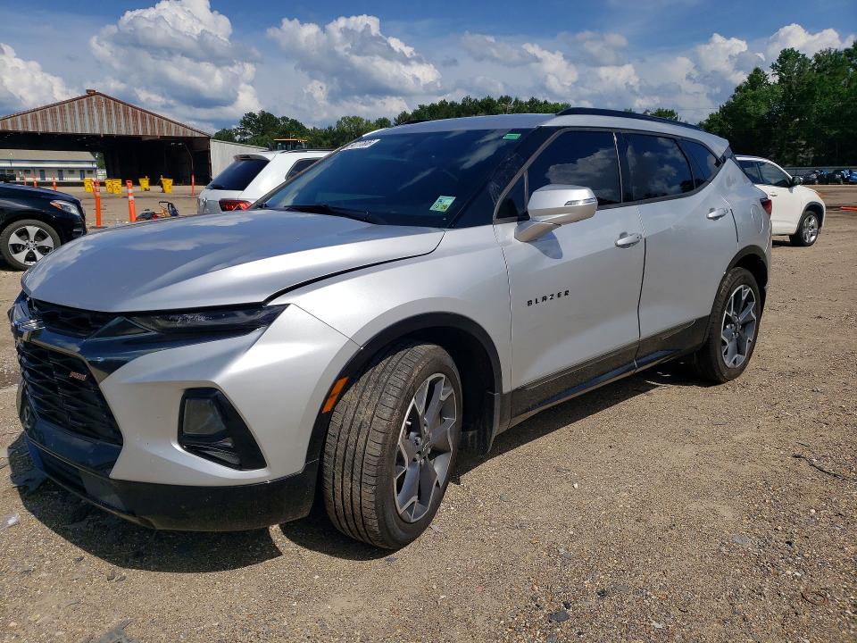 2019 Chevrolet Blazer VIN 3GNKBERSXKS693831 COPART salvage auction — SIDE, La - Cert Of Title-Salvage, sold $6,800 on 2026-07-02 (photo 1)