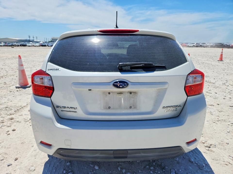 2016 Subaru Impreza VIN JF1GPAA63GH309059 COPART salvage auction — FRONT END, TX - SALVAGE VEHICLE TITLE, sold $1,450 on 2026-07-16 (photo 6)
