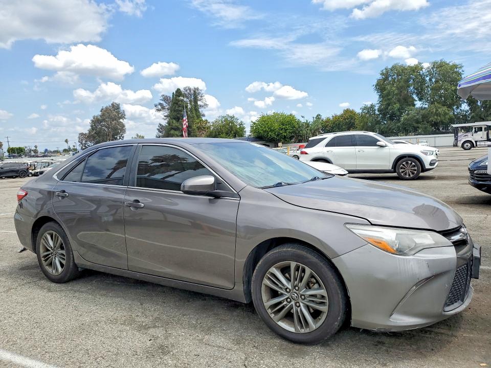 2017 Toyota Camry VIN 4T1BF1FKXHU376677 COPART salvage auction — FRONT END, Ca - Salvage Certificate, sold $2,150 on 2026-07-02 (photo 4)