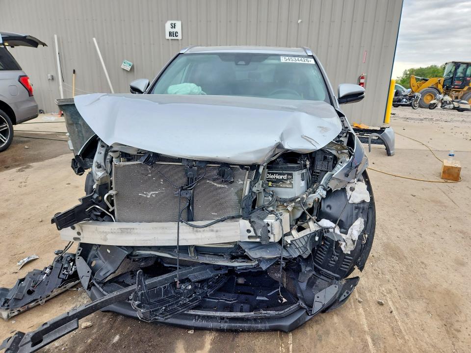 2019 Toyota Highlander VIN 5TDJZRFH3KS595132 COPART salvage auction — FRONT END, Wi - Junked Vehicle Bill Of Sale, sold $6,200 on 2026-07-06 (photo 5)