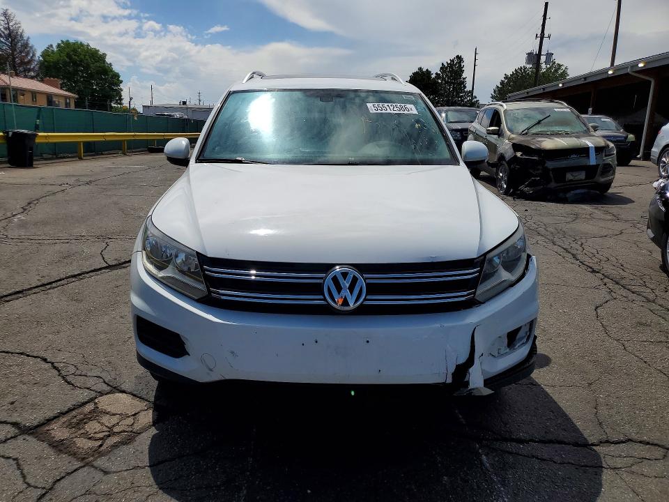 2017 Volkswagen Tiguan VIN WVGRV7AX7HK016737 COPART salvage auction — FRONT END, Oh - Dis/Dlr/Exp Only Clean Title, sold $1,150 on 2026-07-09 (photo 5)