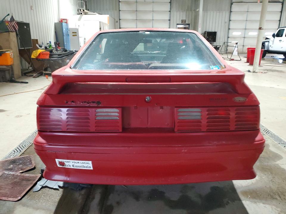 1987 Ford Mustang VIN 1FABP42EXHF211970 COPART salvage auction — FRAME DAMAGE, IN - CERT OF TITLE - REBUILT VEHICL, sold $2,200 on 2026-07-09 (photo 6)
