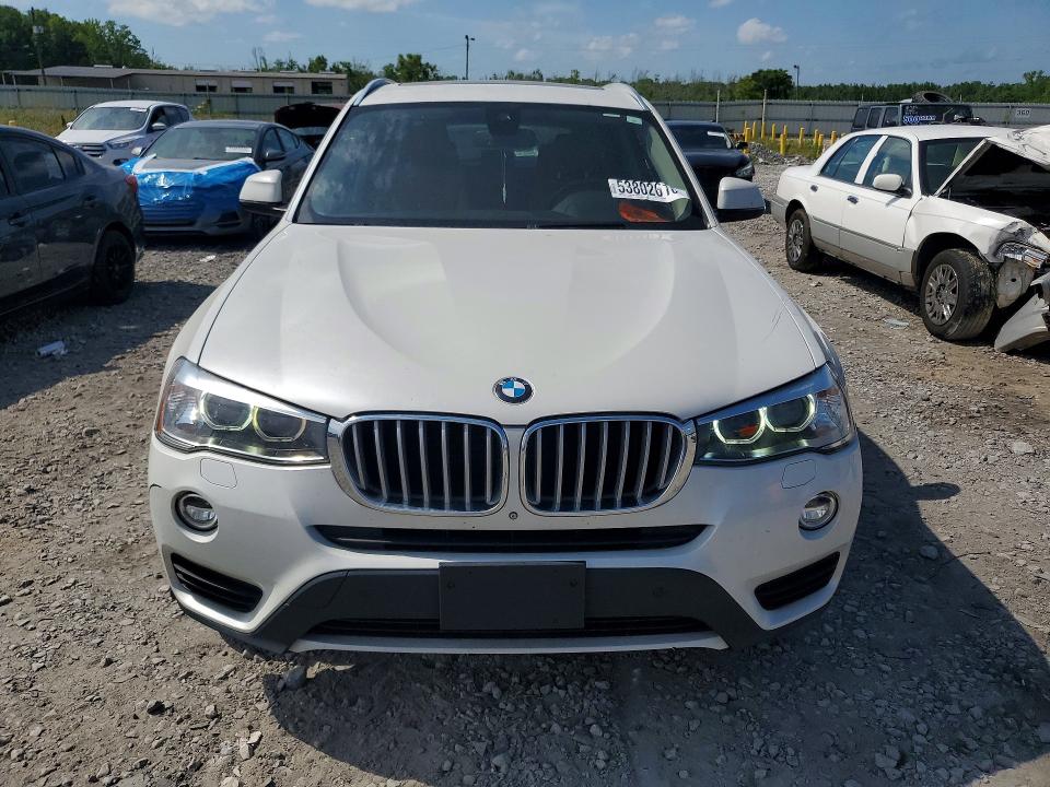 2015 BMW X3 VIN 5UXWY3C50F0E97461 COPART salvage auction — WATER/FLOOD, AL - CERT OF TITLE-SALVAGE TITLE, sold $4,100 on 2026-07-02 (photo 5)
