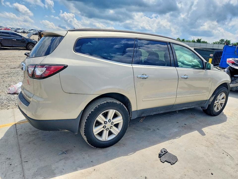 2013 Chevrolet Traverse VIN 1GNKRGKD1DJ265752 COPART salvage auction — FRONT END, Ky - Hail Salvage Brand, sold $350 on 2026-07-02 (photo 3)