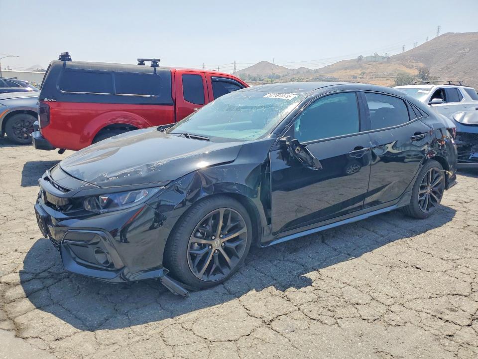 2021 Honda Civic VIN SHHFK7H40MU424417 COPART salvage auction — ROLLOVER, Ca - Salvage Certificate, sold $3,200 on 2026-07-02 (photo 1)