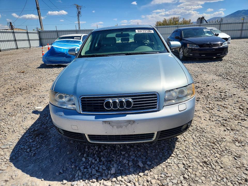 2002 Audi A4 VIN WAULC68E52A168282 COPART salvage auction — SIDE, Ut - Salvage Certificate, sold $150 on 2026-07-02 (photo 5)