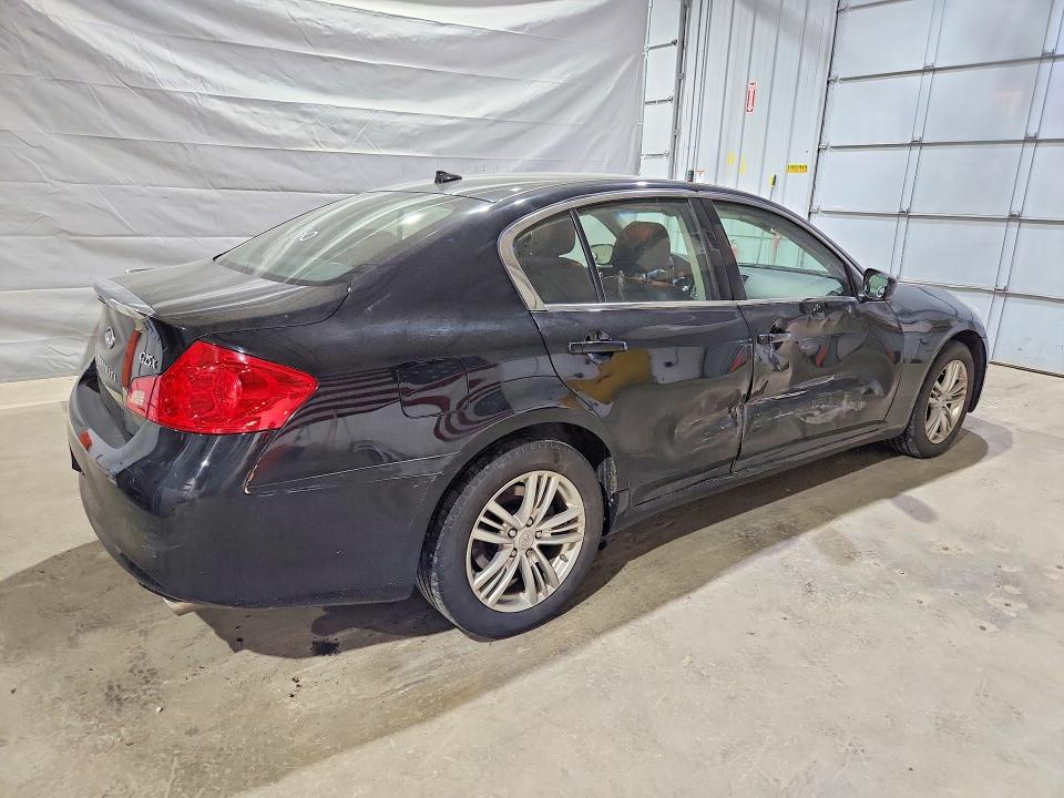 2012 Infiniti G VIN JN1DV6AR9CM862085 COPART salvage auction — SIDE, Nh - Cert Of Title-Salvage, sold $90 on 2026-07-28 (photo 3)