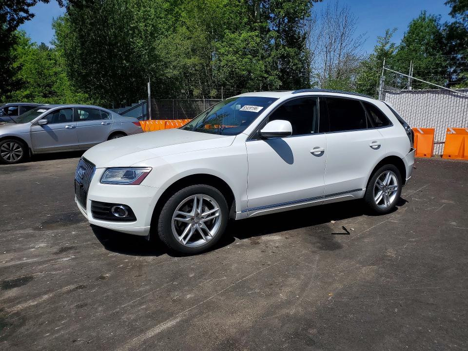2013 Audi Q5 VIN WA1LFAFP5DA019403 COPART salvage auction — REAR END, Or - Salvage Title Certificate, sold $1,750 on 2026-07-06 (photo 1)