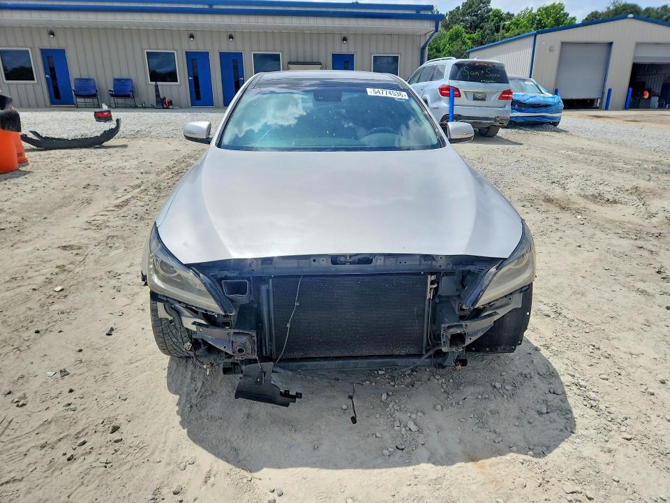 2015 Hyundai VIN KMHGN4JE6FU101591 COPART salvage auction — FRONT END, GA - CERT OF TITLE-SALVAGE, sold $900 on 2026-07-23 (photo 5)