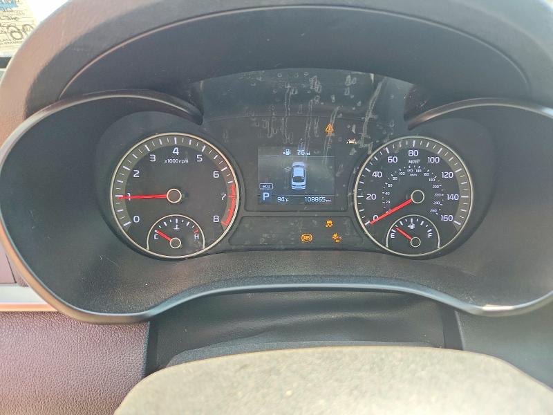 2020 Kia Optima VIN 5XXGT4L36LG409559 COPART salvage auction — FRONT END, La - Cert Of Title-Salvage, sold $1,300 on 2026-07-10 (photo 9)