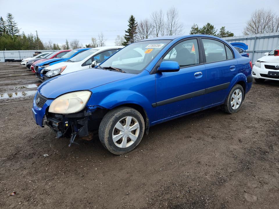 2006 Kia Rio VIN KNADE123X66060841 COPART salvage auction — FRONT END, On - Permit Salvage, sold $200 on 2026-07-07 (photo 1)