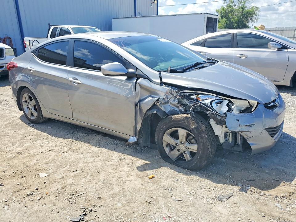 2013 Hyundai VIN KMHDH4AE7DU915224 COPART salvage auction — FRONT END, Fl - Cert Of Title Slvg Rebuildable, sold $725 on 2026-07-14 (photo 4)