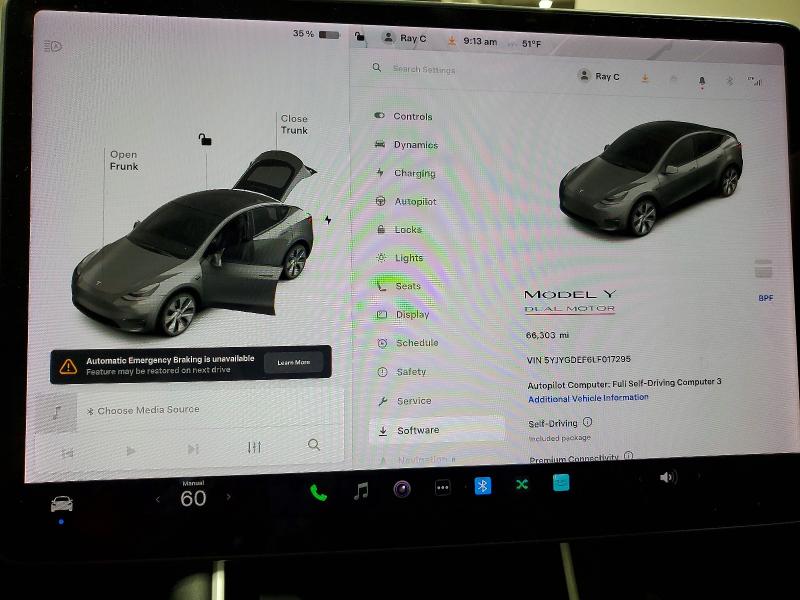 2020 Tesla Model y VIN 5YJYGDEF6LF017295 COPART salvage auction — SIDE, Ny - Mv-907A Salvage Certificate, sold $9,300 on 2026-07-27 (photo 9)