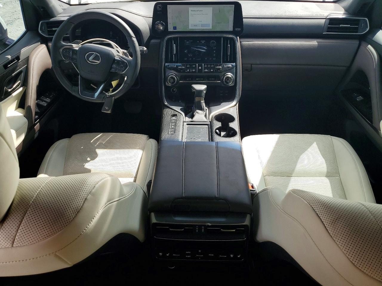 2025 Lexus LX 600 VIN JTJGB7CX2S4071218 COPART salvage auction — Front End, GA - CERT OF TITLE-SALVAGE, sold $85,000 on 2026-07-01 (photo 8)