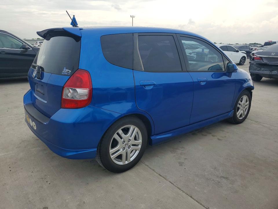 2007 Honda Fit VIN JHMGD38627S029249 COPART salvage auction — FRONT END, Co - Salvage Title, sold $1,100 on 2026-07-09 (photo 3)