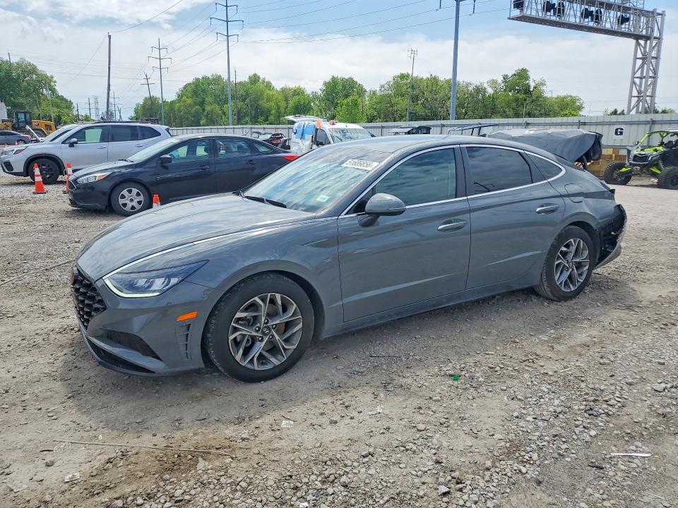 2020 Hyundai Sonata VIN 5NPEF4JA2LH061313 COPART salvage auction — REAR END, Id - Salvage Certificate Of Title, sold $2,950 on 2026-07-17 (photo 1)
