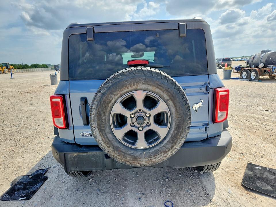 2024 Ford Bronco VIN 1FMDE7BH6RLB45615 COPART salvage auction — FRONT END, Tx - Salvage Vehicle Title, sold $18,200 on 2026-07-09 (photo 6)