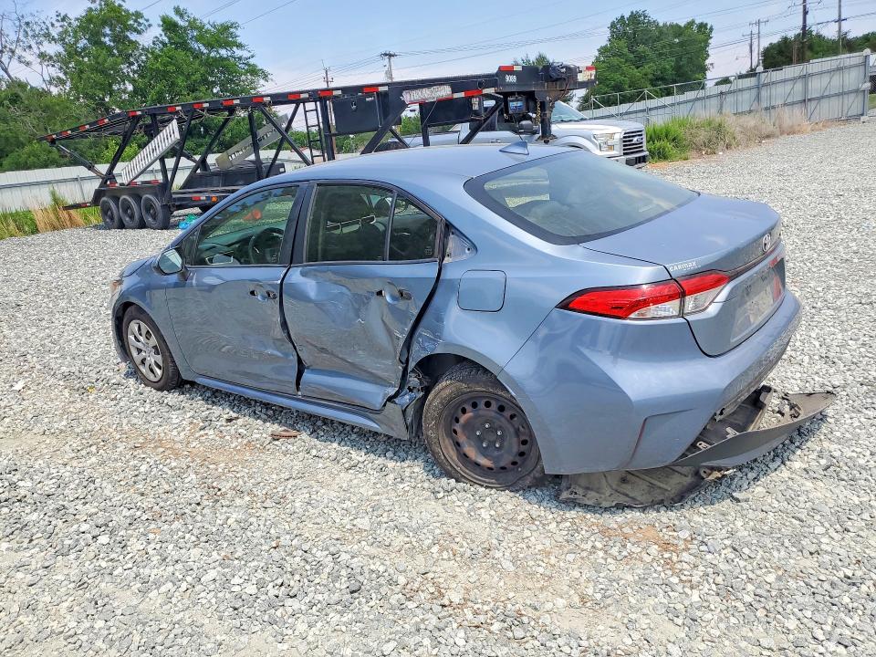 2020 Toyota Corolla VIN JTDEPRAE6LJ007257 COPART salvage auction — SIDE, Nc - Salvage Certificate Of Title, sold $150 on 2026-07-22 (photo 2)