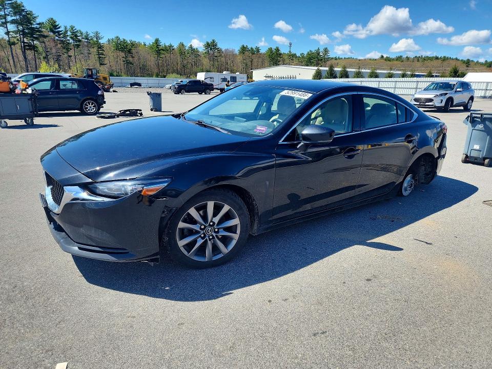 2018 Mazda 6 VIN JM1GL1UM8J1333454 COPART salvage auction — REAR END, Me - Cert Of Title-Salvage Collisio, sold $850 on 2026-07-15 (photo 1)