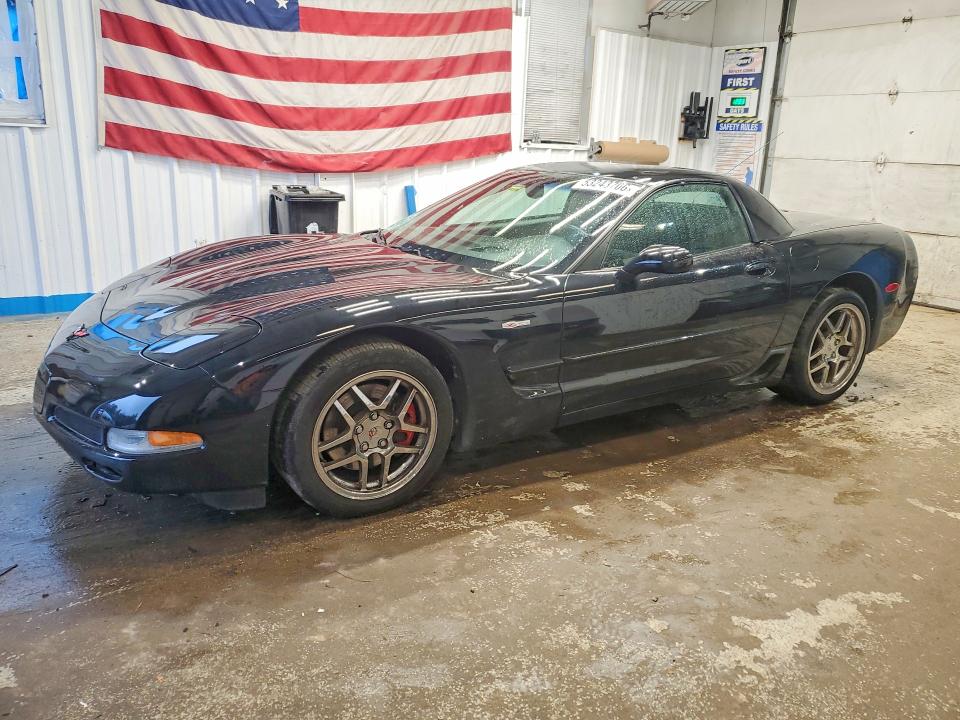 2002 Chevrolet Corvette VIN 1G1YY12S525103672 COPART salvage auction — ROOF, Me - Cert Of Title-Salvage Collisio, sold $14,000 on 2026-07-02 (photo 1)