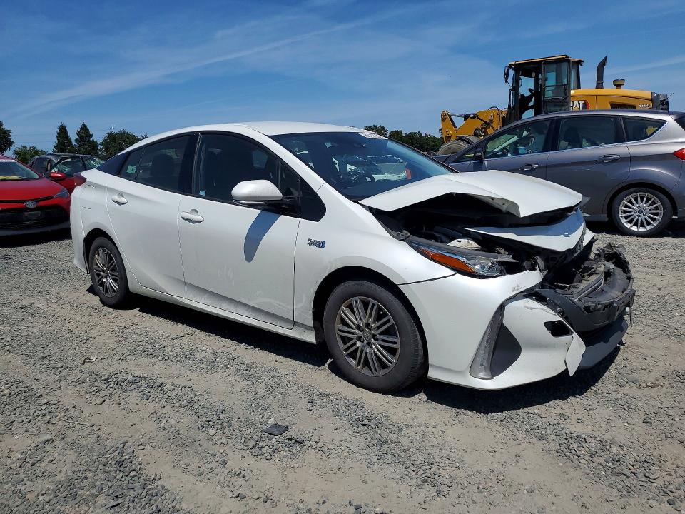 2019 Toyota Prius prime VIN JTDKARFP6K3106968 COPART salvage auction — FRONT END, Ca - Salvage Certificate, sold $3,750 on 2026-07-02 (photo 4)