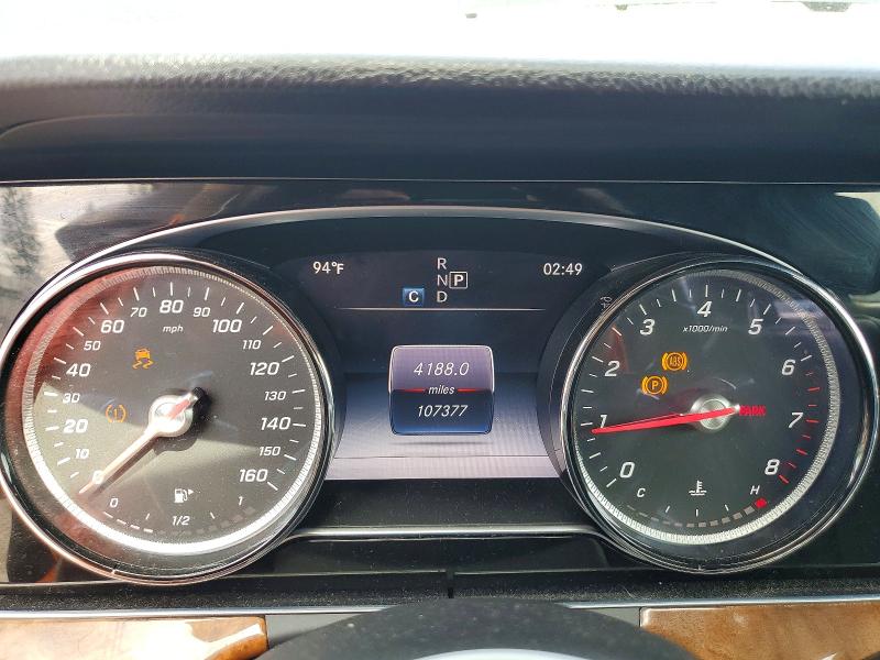 2017 Mercedes-benz E-class VIN WDDZF4JB8HA209172 COPART salvage auction — SIDE, FL - CERT OF TITLE SLVG REBUILDABLE, sold $8,900 on 2026-07-13 (photo 9)