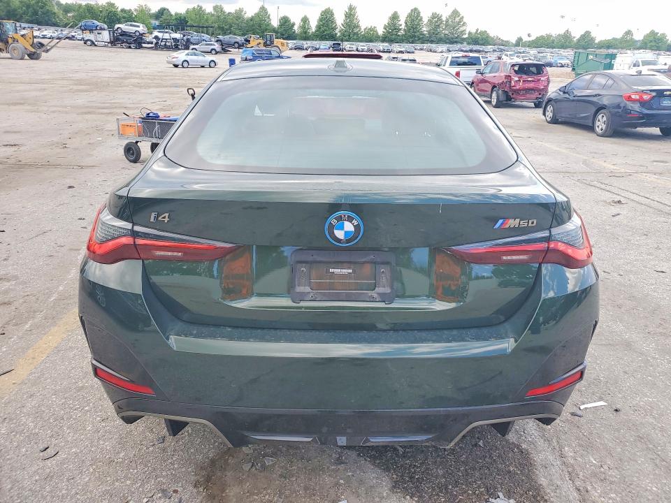 2023 BMW I4 VIN WBY33AW06PFN77994 COPART salvage auction — FRONT END, MO - SALVAGE CERTIFICATE OF TITLE, sold $11,300 on 2026-07-24 (photo 6)