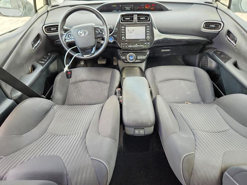 2021 Toyota Prius VIN JTDKAMFP1M3177016 COPART salvage auction — FRONT END, TX - SALVAGE VEHICLE TITLE, sold $3,850 on 2026-07-31 (photo 8)