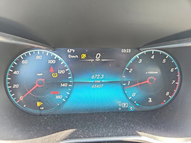 2021 Mercedes-benz C class VIN W1KWF8EBXMR608102 COPART salvage auction — MINOR DENT/SCRATCHES, MA - CERTIFICATE OF TITLE, sold $800 on 2026-07-21 (photo 9)