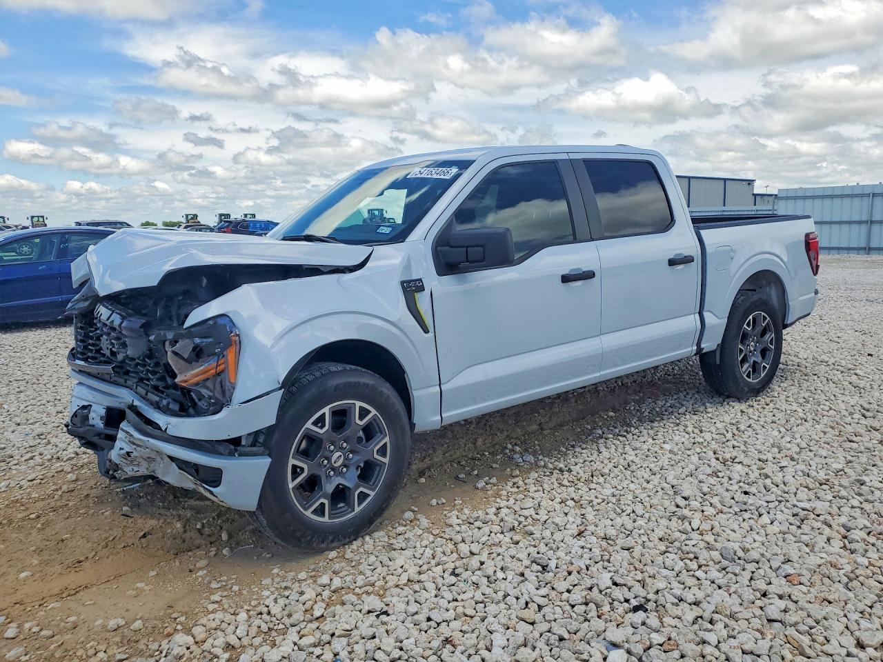 2025 Ford F-150 Lightning VIN 1FTEW2KPXSKD02011 COPART salvage auction — Front End, TX - SALVAGE VEHICLE TITLE, sold $13,100 on 2026-07-09 (photo 1)