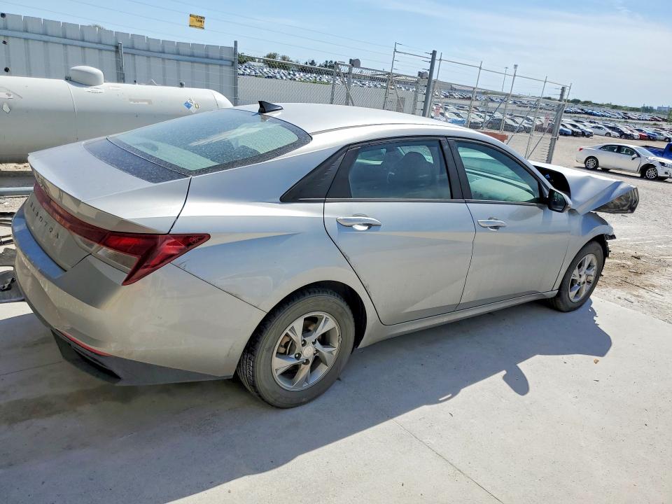 2021 Hyundai Elantra VIN 5NPLL4AG4MH045975 COPART salvage auction — FRONT END, TN - SALVAGE CERTIFICATE, sold $1,350 on 2026-07-28 (photo 3)