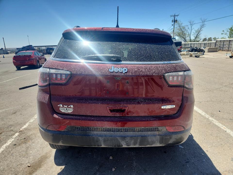 2022 Jeep Compass VIN 3C4NJDBB2NT111264 COPART salvage auction — FRONT END, Tx - Salvage Vehicle Title, sold $125 on 2026-07-24 (photo 6)