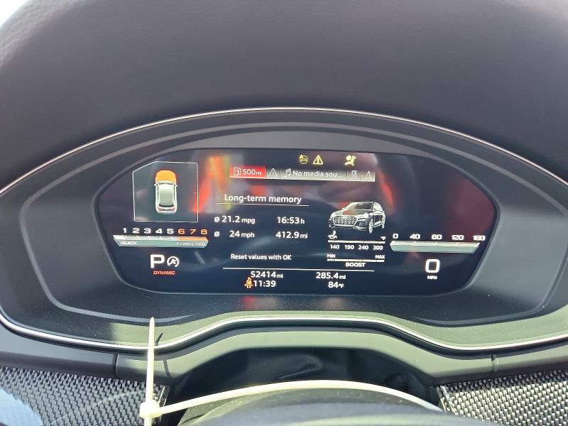 2021 Audi Sq5 VIN WA1C4AFY2M2039777 COPART salvage auction — FRONT END, Ut - Salvage Certificate, sold $5,900 on 2026-07-16 (photo 9)