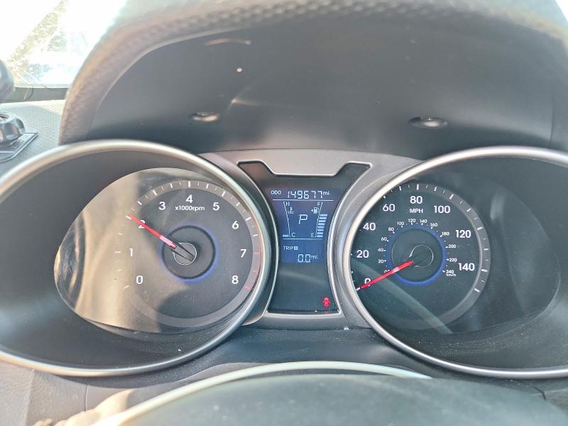 2016 Hyundai Veloster VIN KMHTC6AD6GU285634 COPART salvage auction — FRONT END, Ut - Salvage Certificate, sold $800 on 2026-07-24 (photo 9)