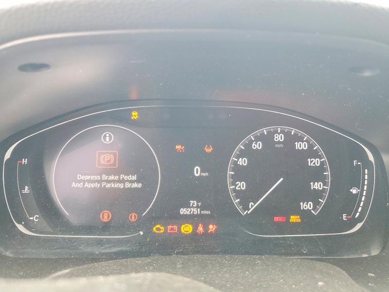 2021 Honda Accord VIN 1HGCV1F14MA015820 COPART salvage auction — ROLLOVER, Pa - Certificate Of Salvage, sold $1,750 on 2026-07-02 (photo 9)