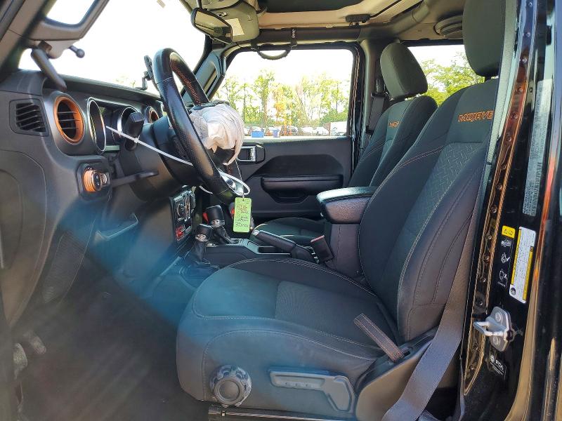 2021 Jeep Gladiator VIN 1C6JJTEGXML574660 COPART salvage auction — FRONT END, Md - Cert Of Salvage < 75% Damage, sold $125 on 2026-07-02 (photo 7)