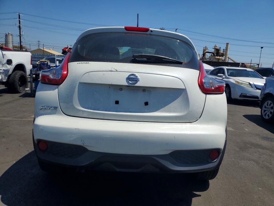 2015 Nissan Juke VIN JN8AF5MR9FT509749 COPART salvage auction — FRONT END, Ca - Salvage Certificate, sold $1,200 on 2026-07-06 (photo 6)