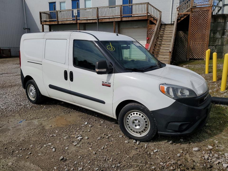 2021 Ram Promaster city VIN ZFBHRFAB1M6T21658 COPART salvage auction — REAR END, Il - Certificate Of Title, sold $4,000 on 2026-07-17 (photo 4)