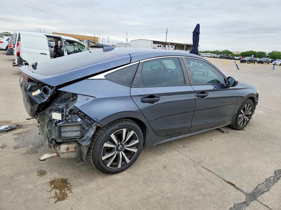 2023 Honda Civic VIN 19XFL1H70PE014409 COPART salvage auction — REAR END, Tx - Certificate Of Title, sold $525 on 2026-07-09 (photo 3)