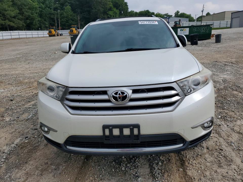 2012 Toyota Highlander VIN 5TDBK3EH4CS112014 COPART salvage auction — SIDE, GA - CERT OF TITLE-SALVAGE (P), sold $3,100 on 2026-07-22 (photo 5)